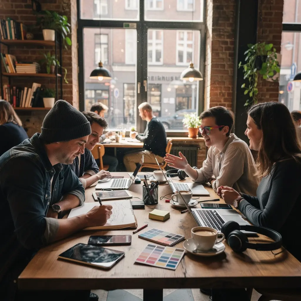 Ein Publikum bei einer Tech-Veranstaltung, das sich auf die Präsentation eines neuen Produkts konzentriert.
